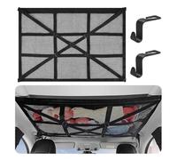 QVEDJUVXZ Rete Portaoggetti da Soffitto per Auto, per Mitsubishi Space Star 2.Gen 2.Gen 1998-2021 2022 2023 2024 2025 Universale Bagagliaio Carico per Auto Interni con Cerniera Organizer,S 80 * 53cm