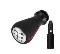 QVQOJCTH Ricambi per auto Per Peugeot 207 307 406 Per Citroen C3 C4 C5 Pomello Del Cambio In Pelle Leva Del Cambio Cuffia Collare Custodia(Red A)