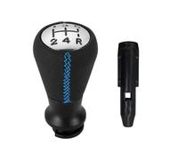 QVQOJCTH Ricambi per auto Per Peugeot 207 307 406 Per Citroen C3 C4 C5 Pomello Del Cambio In Pelle Leva Del Cambio Cuffia Collare Custodia(Blue A)