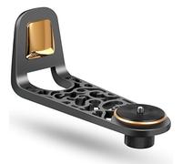 Qwall Supporto per proiettore, accessori regolabili, angolo di elevazione ± 10°, rotazione di 360°, vite standard da 1/4 pollici per la maggior parte delle fotocamere/proiettori (grigio)