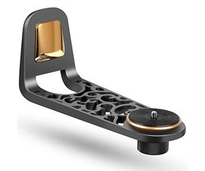 Qwall Supporto per proiettore, accessori regolabili, angolo di elevazione ± 10°, rotazione di 360°, vite standard da 1/4 pollici per la maggior parte delle fotocamere/proiettori (grigio)