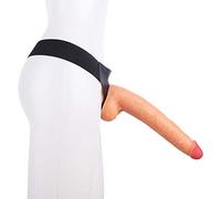 QWASZX 12 Pollici / 30,5 cm Indossabile Dildo Sex Toys per Donne Uomini E Coppie Giocattoli Sessuali per SM Sex Toys Lesbiche con Cinturino in Nylon Regolabile E Dildo Ondulato in Silicone