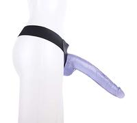 QWASZX 12 Pollici / 30,5 cm Indossabile Dildo Sex Toys per Donne Uomini E Coppie Giocattoli Sessuali per SM Sex Toys Lesbiche con Cinturino in Nylon Regolabile E Dildo Ondulato in Silicone