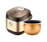 QWAXTRIW Cooker di Riso con Riscaldamento a induzione e Ciotola in Ceramica, Programma di Cottura a 7 stadi, 10 funzioni multicooker, Display a LED (4-5 Litri) 220-240 V, 5L