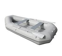 QWAXTRIW Kayak Gonfiabile, Gomma Portatile in tournée di 2 Persone con Remi di Alluminio, Barca a Escursione Pieghevole per Pescare o Giocare sui fiumi Lakes