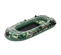 QWAXTRIW Kayak, Kayak Gonfiabile Mimetico, Barca a pontone da zattera 2/3/4 con Paddle a Corda della Pompa, Applicare sul Mare, Lago in Estate (Dimensioni: 231 cm)