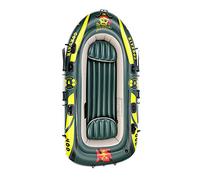 QWAXTRIW Kayak, zattera di Barca, Barche a Remi gommiera Gonfiabile di 4 Persone per Adulti in Gomma da Pesca in Canoa in Kayak, Barca a spogliato