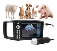 QWAXTRIW Scanner ad ultrasuoni veterinari LTSRLL, Scanner ad ultrasuoni per la Gravidanza Manuale Aiuto per veterinari, Macchina per Scanner ad ultrasuoni con sonda da 3,5 MHz, per suini o Pecore