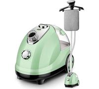 QWAXTRIW Steamer Verticale 2000 W High Power, Abitali per Abbigliamento 35S Rimozione delle Rughe Rapide con Serbatoio d'Acqua da 1,8 Litri per rimozione delle Rughe di Vestiti (Verde)