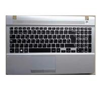 QWCOZSY Custodia Superiore per Laptop con poggiapolsi e Copertura per Tastiera per Samsung NP 270E5J 270E5G 270E5U 270E5R 270E5K 270E5E 300E5U Facili da sostituire(White)