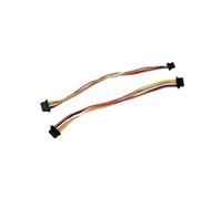 QWCOZSY per 2 Pezzi da 10 cm/15 cm/20 cm per Kit di Cavi in Silicone per Controller Volo Aereo O3, connessione Diretta 6P(2pcs 10CM Double End)