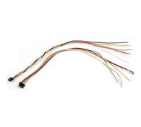 QWCOZSY per 2 Pezzi da 10 cm/15 cm/20 cm per Kit di Cavi in Silicone per Controller Volo Aereo O3, connessione Diretta 6P(2pcs 20 Single End)