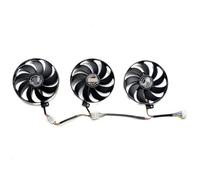 QWCOZSY per ASUS per GeForce RTX2060S 2070 2070S 2080 2080S 2080ti GTX1660ti ROG Strix Scheda Grafica Ventola di Ricambio FDC10H12S9-C Facili da sostituire(Set of Three Fans)