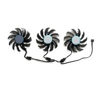 QWCOZSY per GIGABYTE per Radeon RX6600XT 6700 6700XT per Eagle OC Ventola di Ricambio per Scheda Grafica PLD08010S12HH Facili da sostituire(Set of Three Fans)