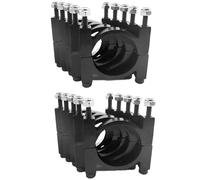 QWCOZSY per Staffa di Montaggio del Motore Drone multirotore, connettore a Morsetto per Tubo in Fibra Carbonio, Lega Alluminio, Adatto per 12 mm/16 mm/20 mm/22 mm/25 mm(16mm)