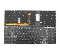 QWCOZSY per Tastiera per Laptop Nitro 5 AN515-45 -45-R0ZA -45-R21A -45-R313 Serie US Completamente retroilluminata a Colori