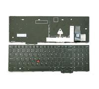 QWCOZSY per Thinkpad P16S Gen 1 T16 L15 3 Tipo 21C3 21C4 Tastiera per Laptop US(US Gray Backlit)