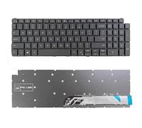 QWCOZSY Tastiera per Laptop per Vostro V5590 V7500 V3500 V3501 P83F Latitude 3510(Grey No Backlit)