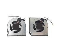 QWCOZSY Ventola di Raffreddamento CPU GPU per Laptop Acer per Nitro V 15 ANV15-51 N23Q22 Facili da sostituire(One Pair)
