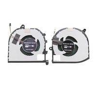 QWCOZSY Ventola di Raffreddamento CPU GPU per Precision 5530 M5530 XPS 15 9570 0MV340 XPS15 7590 008YY9 0TK9J1 FJ6J FKCH FCN per Laptop(CPU And GPU Fan)