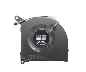 QWCOZSY Ventola di Raffreddamento CPU per Laptop, Notebook, PC GIGABYTE per Aero 16 17 YE5 XE5 RP86YE RP87YE5 DC12V 1A 4Pin(CPU Fan)