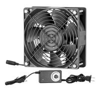 QWCOZSY Ventola di Raffreddamento per Case da 120 mm, 4000 Giri/min, con regolatore velocità, Ventola per Server, radiatore per Chassis Macchine BTC, Workstation, 12 V 220 Facili da sostituire