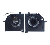 QWCOZSY Ventola di Raffreddamento per CPU del Laptop per MSI GS63VR GS63 GS73 GS73VR MS-17B1 per Stealth PRO BS5005HS-U2F1 GPU BS5005HS-U2L1 Cooler Facili da sostituire(Black CPU)