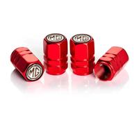 QWCPHGWZ 4 Pezzi Tappi Valvole Pneumatici Auto per MG GS GT HS 2015-2025,Tappini Gomme Ricambi Auto,A