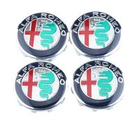QWCPHGWZ Auto Coprimozzo per Alfa Romeo Stelvio Quadrifoglio 2017-2024,Tappi Coprimozzo Antipolvere Anti Ruggine Tappi Centrali Ruota Centrale Coprimozzo Copri,60mm-Silver