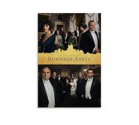 QWCWZPPZ Downton Abbey - Poster su tela con film classici e serie TV, decorazione artistica da parete, per camera da letto, 60 x 90 cm, senza cornice