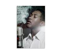 QWCWZPPZ Poster su tela con copertina di album musicali di Sam Cooke, decorazione artistica da parete per camera da letto, 60 x 90 cm, senza cornice