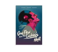QWCWZPPZ Poster su tela con film classici e serie TV, motivo: One Flew Over The Cuckoo's Nest, decorazione artistica da parete per camera da letto, 40 x 60 cm, senza cornice