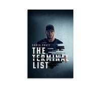 QWCWZPPZ Poster su tela con film e serie TV The Terminal List, decorazione artistica da parete, per camera da letto, 30 x 45 cm, senza cornice