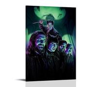 QWCWZPPZ Poster su tela con scritta "What We Do in The Shadows", poster decorativo da parete con film e serie TV, per camera da letto, 20 x 30 cm, con cornice