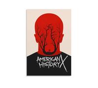 QWCWZPPZ Poster su tela di American History X, film classici e serie TV, decorazione artistica da parete, per camera da letto, 40 x 60 cm, senza cornice