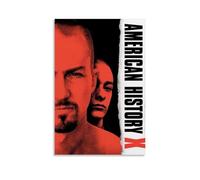 QWCWZPPZ Poster su tela di American History X, film classici e serie TV, decorazione artistica da parete, per camera da letto, 50 x 75 cm, senza cornice