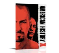 QWCWZPPZ Poster su tela di American History X, film classici e serie TV, decorazione artistica da parete, per camera da letto, 40 x 60 cm, con cornice