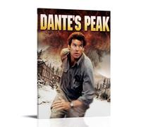 QWCWZPPZ Poster su tela di Dante's Peak con film e serie TV classici, decorazione artistica da parete per camera da letto, poster 40 x 60 cm, con cornice