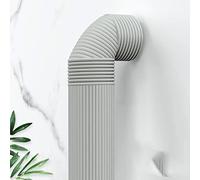 QWdfgS Copricavo Copertura for Cavi a Parete, Canale in Spugna for Tubi di Scarico, mascheratore for tubazioni for Interni, Bagno, Cucina, Linee del Gas, Protezione(E,1 Pc)