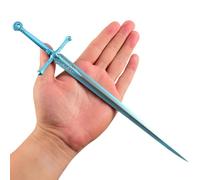 QWdfgS Decorazioni per Feste, Elden Ring - Modello da Collezione della Spada del Cavaliere cariano Accessori di Gioco Interamente in Metallo 11,8 Pollici