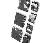 QWdfgS Guaina termorestringente Kit Manicotti for Cavi Metallici Assortiti 2:1, 127/164/328/pz(127pcs Black)