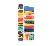 QWdfgS Guaina termorestringente Kit Manicotti for Cavi Metallici Assortiti 2:1, 127/164/328/pz(164pcs Color)
