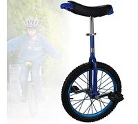 QWdfgS Monociclo, Monociclo con Ruote da 16/18/20 Pollici, Antiscivolo, Cerchio in Lega, Pneumatico Extra Spesso, Sedile Regolabile, for Sport all'Aria Aperta Fitness Esercizio Salute(Blue,16inch)