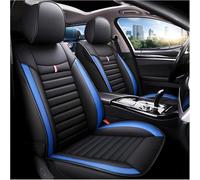 QWEDFSD Auto Set Coprisedili in Pelle per Audi Q4 Sportback e-Tron 2023 2024 2025,Confortevole Copri Sedili Impermeabile di Protezione Completa Set Completo Accessori Interno, Blue-Black/B