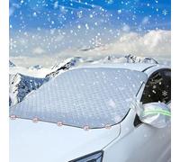 QWEDFSD Copertura Parabrezza Auto per KIA Cee'd Ⅲ Hatchback 2018 2019 2021-2025,Contro Gelo Neve e Ghiaccio Pieghevole Copri Parabrezza Auto Copertura Tutte Le Stagioni,A/Green 145 * 113