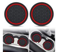 QWEERASS 2 Pezzi Sottobicchieri Auto, per BMW M3 Touring (G81) 2022 2023 Sottobicchiere per Auto Antiscivolo Sottobicchieri Portabicchieri per Auto,B