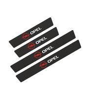 QWEERASS 4 Pezzi Battitacco per Auto, per Opel Corsa Astra Insignia Vectra Zafira Meriva Grandland Vivaro 2010-2023 Auto Battitacco Adesivo Battitacco Adesivi Soglie Porte Pedale Anti-graffio