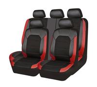 QWEERASS Coprisedili Auto, per Ford S-Max 2015-2019 2020 2021 2022 2023 2024 Coperture Sedili per Auto in Pelle Impermeabile Antiscivolo Compatibile Airbag Laterale,C