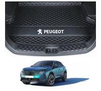 QWEERASS Tappeto Bagagliaio Auto, per Peugeot 3008 III SUV 2023 Tappetini per Bagagliaio Auto Impermeabile Antiscivolo Baule Tappetino,A