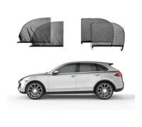 QWEERASS Tendine Parasole Auto, per Opel Crossland X 2017-2023 Parasole per Finestrini Laterali Auto Protezione da Raggi UV Ventilazione,4pcs
